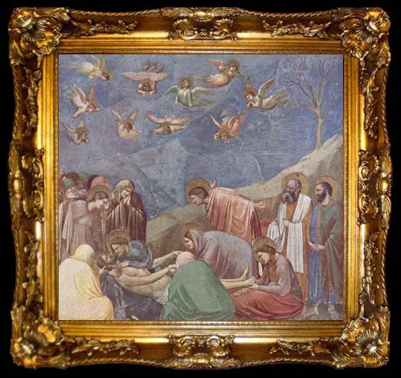 framed  GIOTTO di Bondone The Lamentation of Christ (mk08), ta009-2